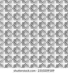 seamless pattern with shapes in black white