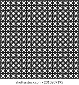 seamless pattern with shapes in black white