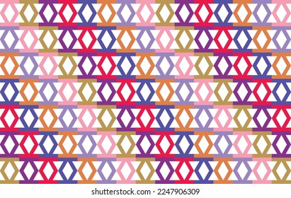 seamless pattern with shapes colorful