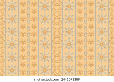 seamless pattern with shapes Geometric ethnic oriental ikat pattern traditional Design for background,carpet,wallpaper,clothing,wrapping,Batik,fabric,Vector illustration.embroidery style.