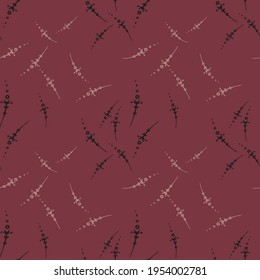 Seamless pattern from sharp arrows. The abstract ornament is made in the hand-drawn style. Design for textiles, paper, packaging, bedding made from colorful doodle elements. Vector illustration