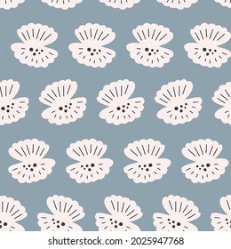 Seamless pattern with shells. Modern design for fabric and paper, surface textures.