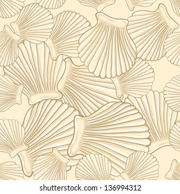 seamless pattern with shells, vector illustration EPS 10