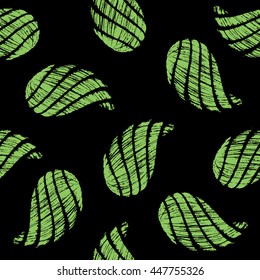Seamless pattern with shells. Vector illustration