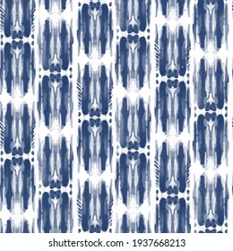 Seamless pattern Shibori in Indigo color. Digital Quilting Arts. Tie-dye. Tied and dyed - is a manual resist dyeing technique, of Japanese artisan design which produces patterns on fabric.