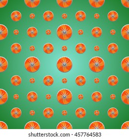 Seamless pattern of shields in a realism style. Vector EPS 10.