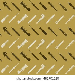 Seamless pattern with shock absorber for your design