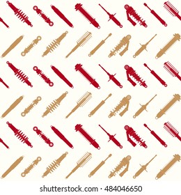 Seamless pattern with shock absorber for your design
