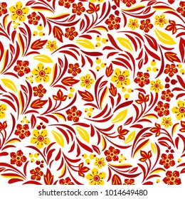 Seamless pattern for shrovetide russian celebration