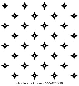 Seamless pattern. Signs image. Symbols backdrop. Ethnic motif. Cross shapes background. Digital paper, textile print, web design, abstract. Stars wallpaper. Crosses ornament. Vector.