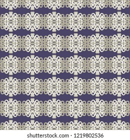 Seamless pattern silver color on a purple background. Vector illustration can be used for textiles, wallpaper, wrapping paper.