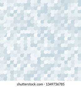 Seamless pattern with silvery and blue scales. Vector image, eps 10