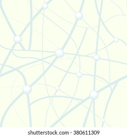 A seamless pattern similar to the mushroom mycelium