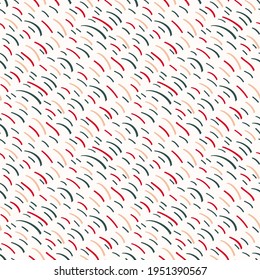 Seamless pattern with a simple abstract drawing. Vector illustration.