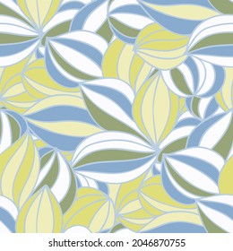 Seamless pattern with a simple abstract drawing. Vector illustration.