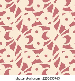 Seamless pattern with a simple abstract drawing. Vector illustration