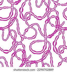 Seamless pattern with a simple abstract drawing. Vector illustration