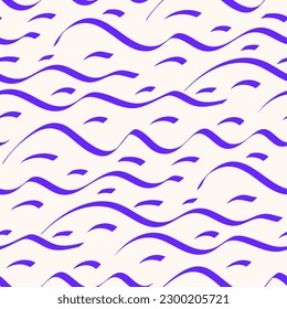 Seamless pattern with a simple abstract drawing. Vector illustration