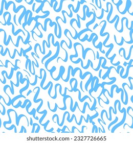 Seamless pattern with a simple abstract drawing. Vector illustration.