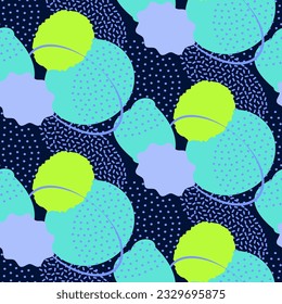 Seamless pattern with a simple abstract drawing. Vector illustration.