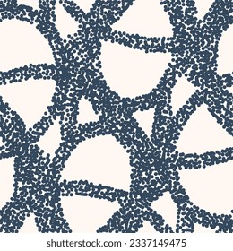 Seamless pattern with a simple abstract drawing. Vector illustration.