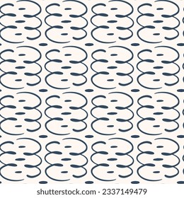 Seamless pattern with a simple abstract drawing. Vector illustration.