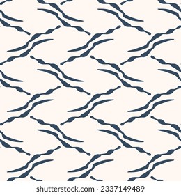 Seamless pattern with a simple abstract drawing. Vector illustration.