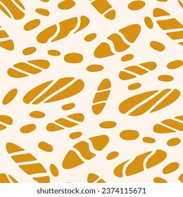 Seamless pattern with a simple abstract drawing. Vector illustration.