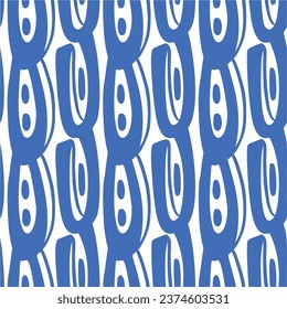 Seamless pattern with a simple abstract drawing. Vector illustration.