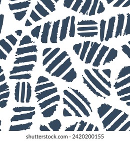 Seamless pattern with a simple abstract drawing. Vector illustration.