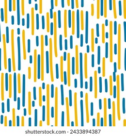 Seamless pattern with a simple abstract drawing. Vector illustration.