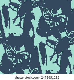 Seamless pattern with a simple abstract drawing. Vector illustration.