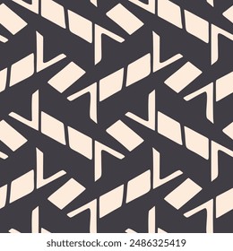 Seamless pattern with a simple abstract drawing. Vector illustration.
