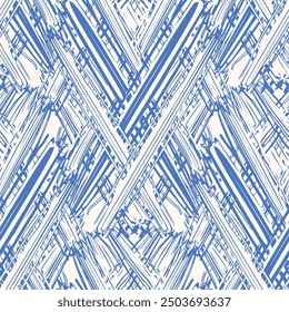 Seamless pattern with a simple abstract drawing. Vector illustration.