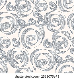 Seamless pattern with a simple abstract drawing. Vector illustration.