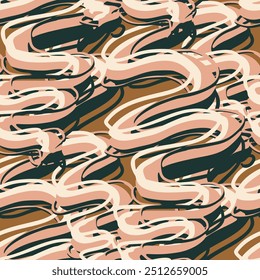 Seamless pattern with a simple abstract drawing. Vector illustration.