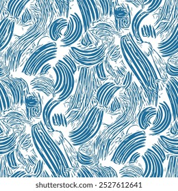 Seamless pattern with a simple abstract drawing. Vector illustration.