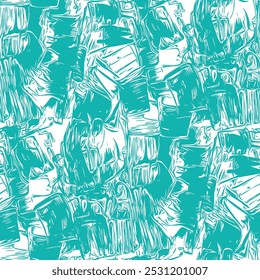 Nahtloses Muster mit einer einfachen abstrakten Zeichnung. Vektorgrafik.