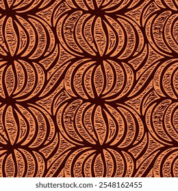 Seamless pattern with a simple abstract drawing. Vector illustration.