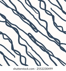 Seamless pattern with a simple abstract drawing. Vector illustration.
