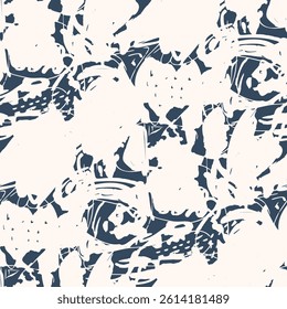 Seamless pattern with a simple abstract drawing. Vector illustration.