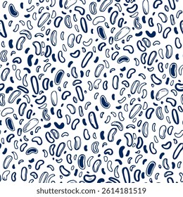 Seamless pattern with a simple abstract drawing. Vector illustration.