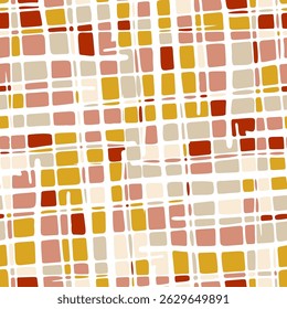 Seamless pattern with a simple abstract drawing. Vector illustration.