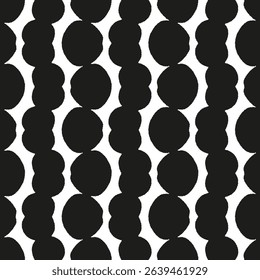 Seamless pattern with a simple abstract drawing. Vector illustration.
