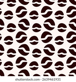 Seamless pattern with a simple abstract drawing. Vector illustration.
