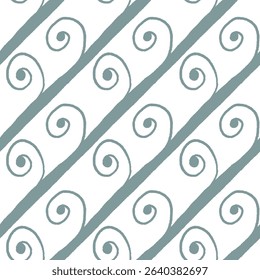 Seamless pattern with a simple abstract drawing. Vector illustration.