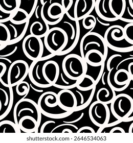 Seamless pattern with a simple abstract drawing. Vector illustration.