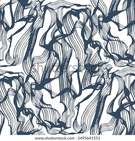 Seamless pattern with a simple abstract drawing. Vector illustration.