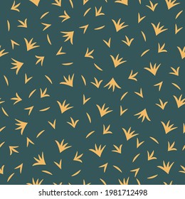 Seamless pattern with simple abstract shapes. Vector graphics.