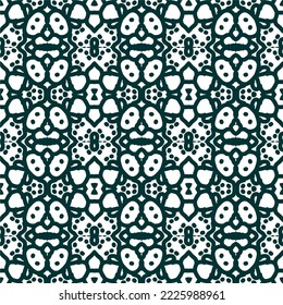 Seamless Pattern. Simple background with geometric elements